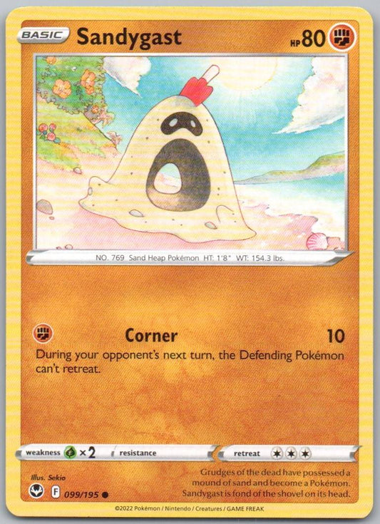 Sandygast 099 Normal Fighting Card - Silver Tempest