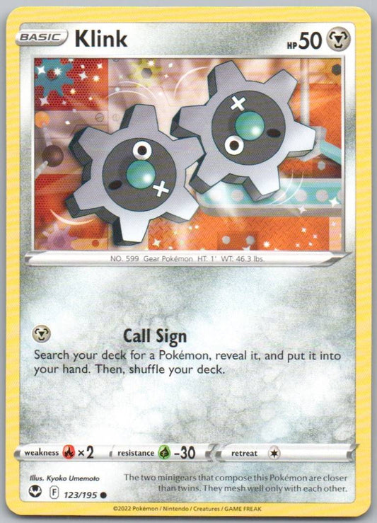 Klink 123 Normal Steel Card - Silver Tempest