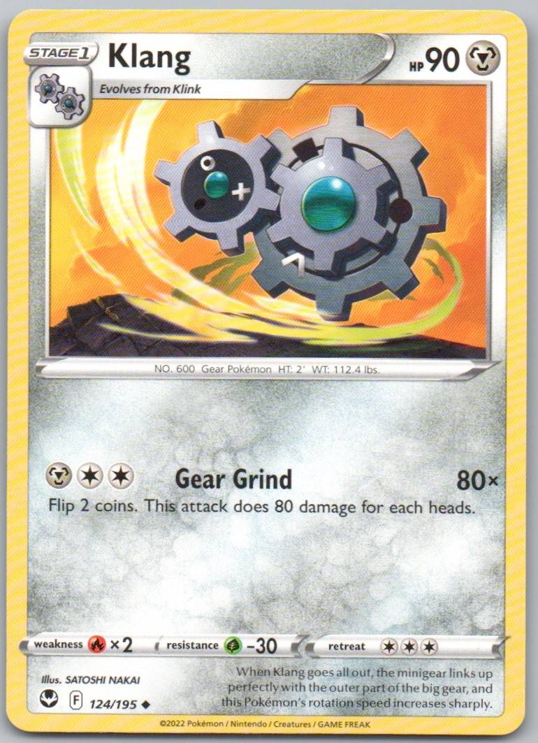 Klang 124 Normal Steel Card - Silver Tempest