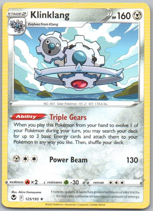 Klinklang 125 Normal Steel Card - Silver Tempest