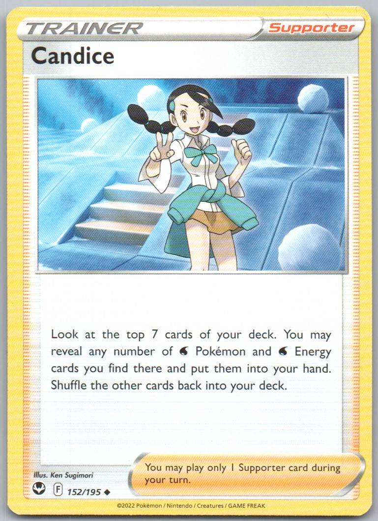 Candice 152 Normal Trainer Card - Silver Tempest