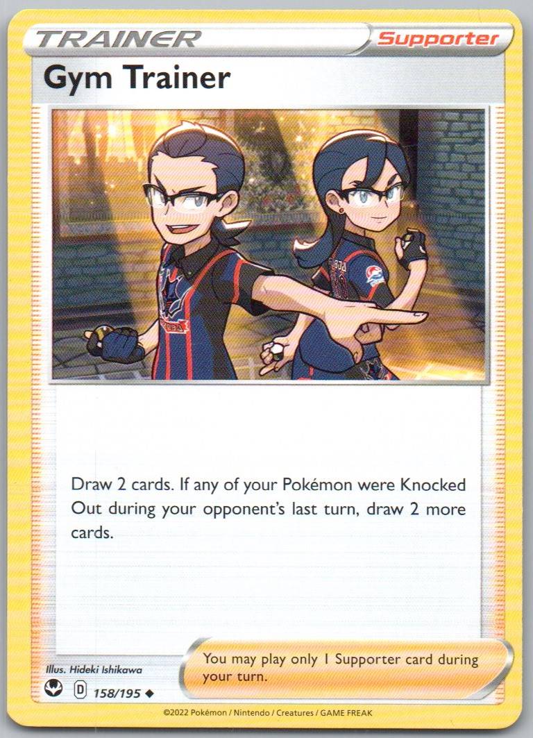 Gym Trainer 158 Normal Trainer Card - Silver Tempest