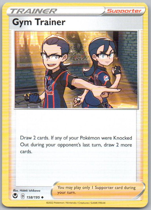 Gym Trainer 158 Normal Trainer Card - Silver Tempest