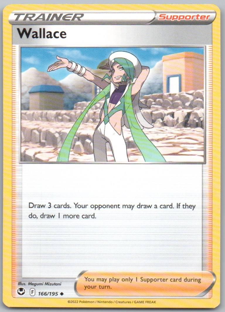 Wallace 166 Normal Trainer Card - Silver Tempest