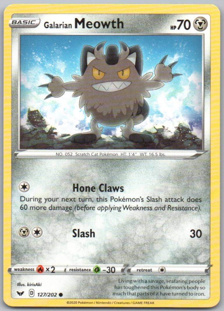 127 - Galarian Meowth