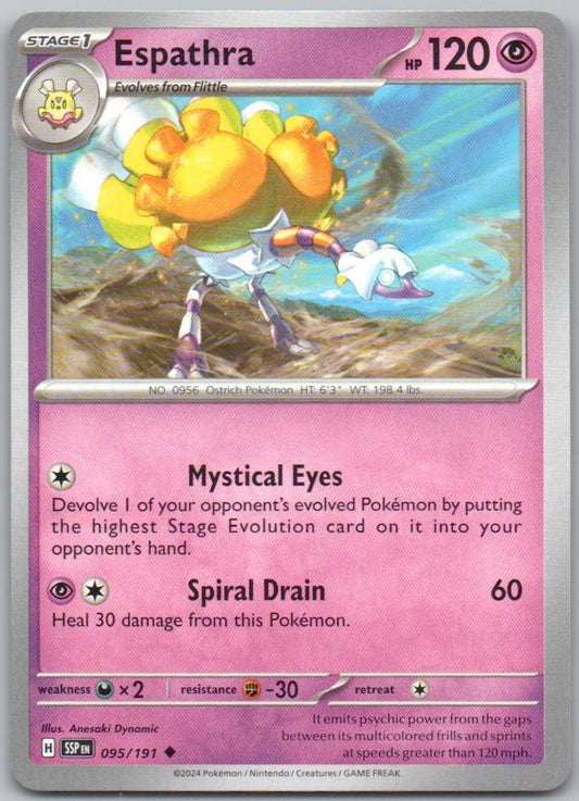 Gastrodon 107 Reverse Holo Fighting Card - Surging Sparks
