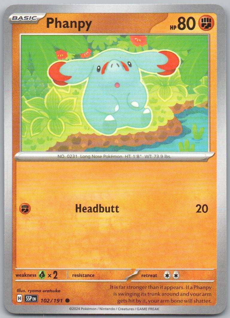Glimmet 114 Reverse Holo Fighting Card - Surging Sparks