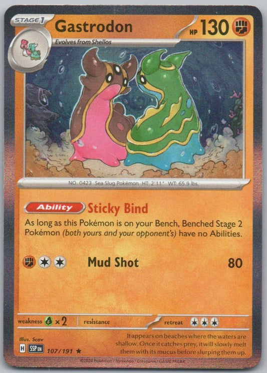 Shroodle 120 Reverse Holo Darkness Card - Surging Sparks