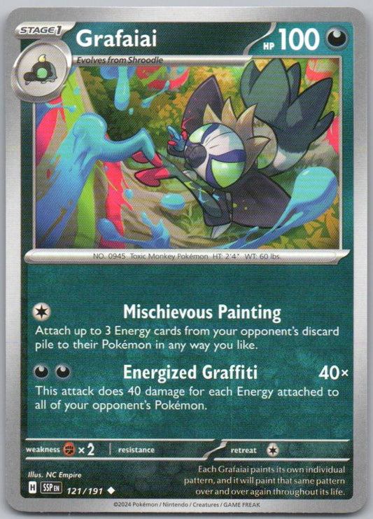 Palkia 136 Reverse Holo Dragon Card - Surging Sparks