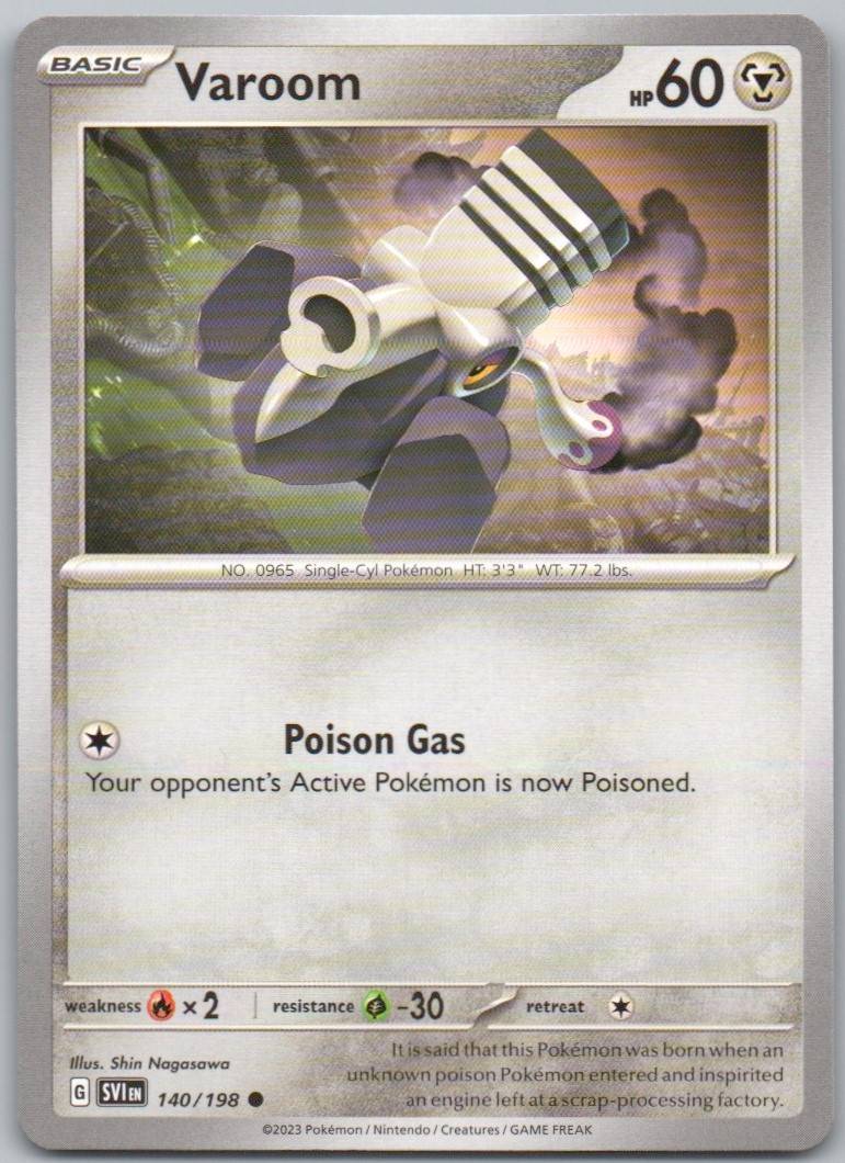 Varoom 140 Normal Steel Card - Scarlet & Violet