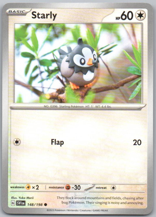 Starly 148 Normal Colorless Card - Scarlet & Violet