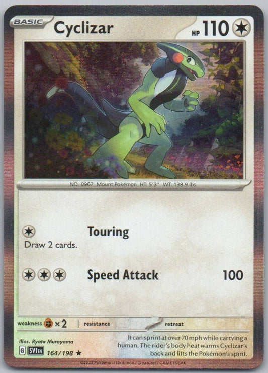 Cyclizar 164 Holo Colorless Card - Scarlet & Violet