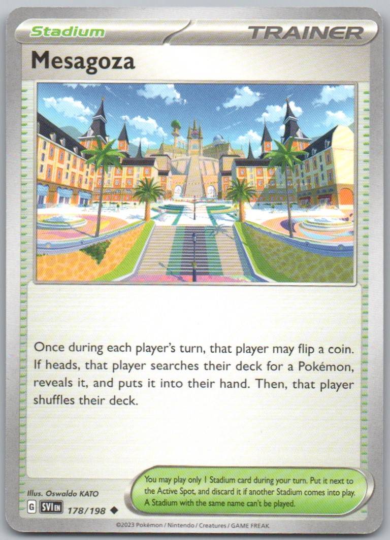 Mesagoza 178 Normal Trainer Card - Scarlet & Violet