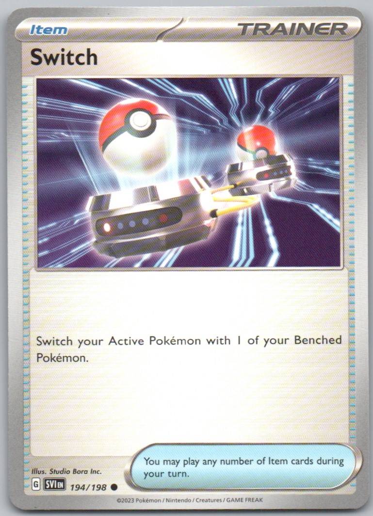 Switch 194 Normal Trainer Card - Scarlet & Violet