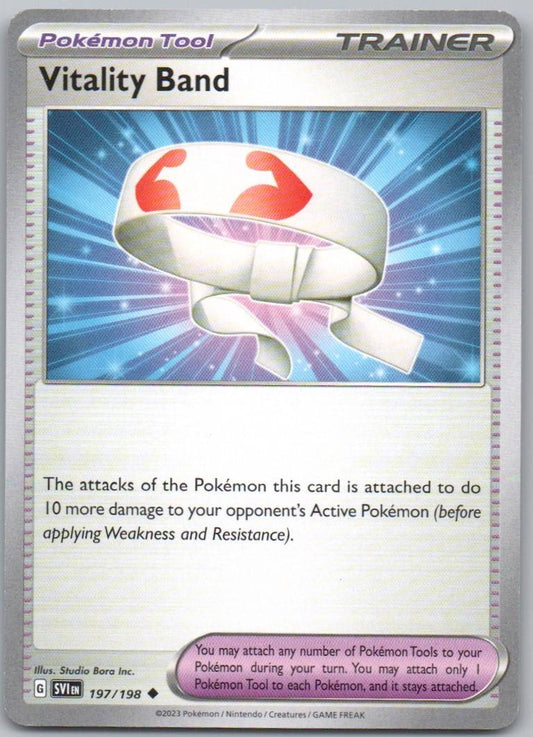 Vitality Band 197 Normal Trainer Card - Scarlet & Violet