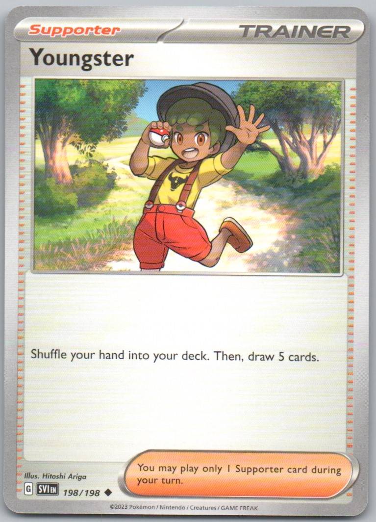Youngster 198 Normal Trainer Card - Scarlet & Violet