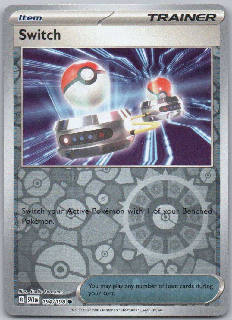 Switch 194 Reverse Holo Trainer Card - Scarlet & Violet