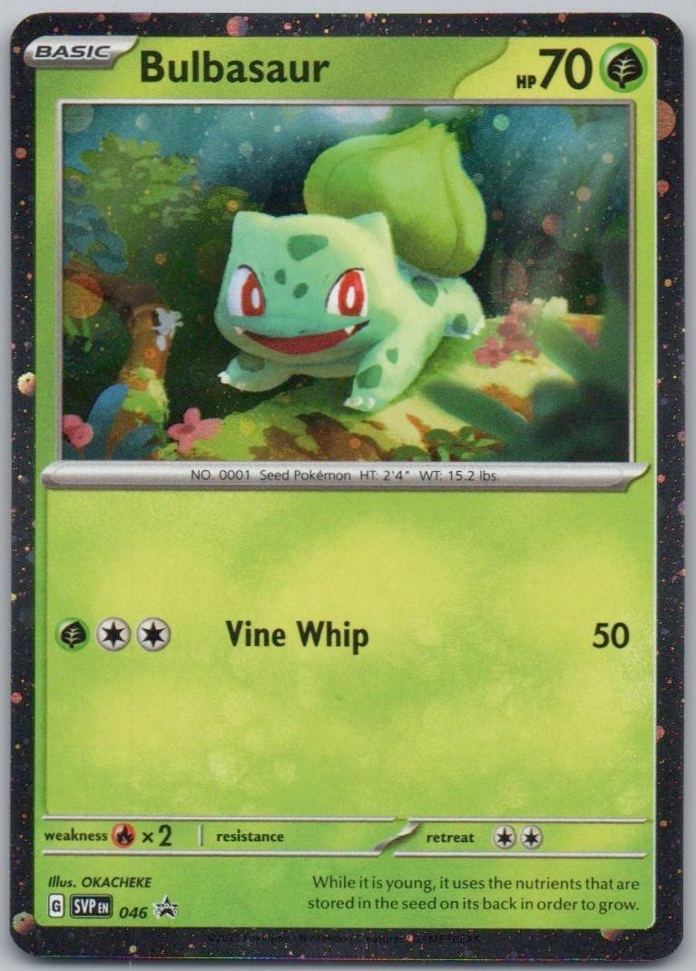 Bulbasaur 046 Cosmos Grass Card - Scarlet & Violet Promo