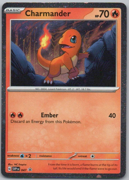 Charmander 047 Cosmos FIre Card - Scarlet & Violet Promo