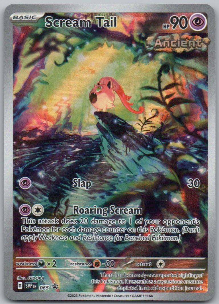 Scream Tail 065 Holo Psychic Card - Scarlet & Violet Promo