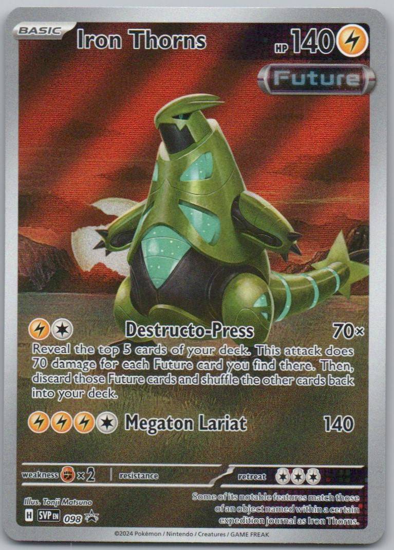 Iron Thorns 098 Holo Lightning Card - Scarlet & Violet Promo
