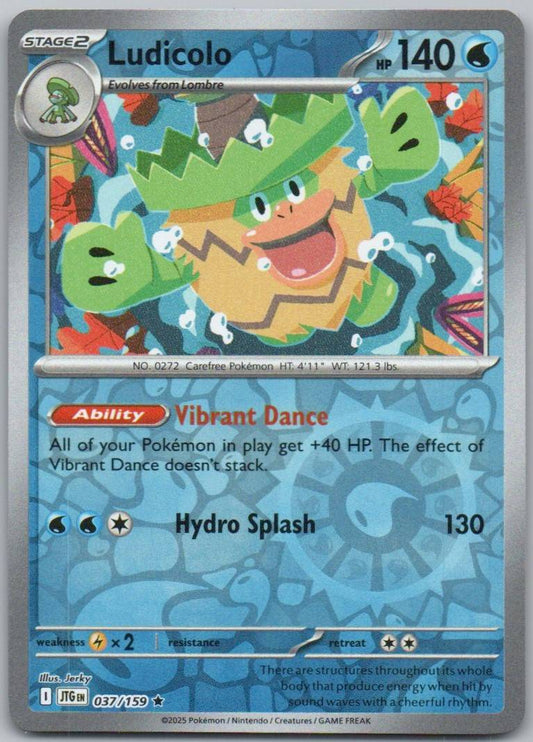 037 - Ludicolo - Reverse Holo