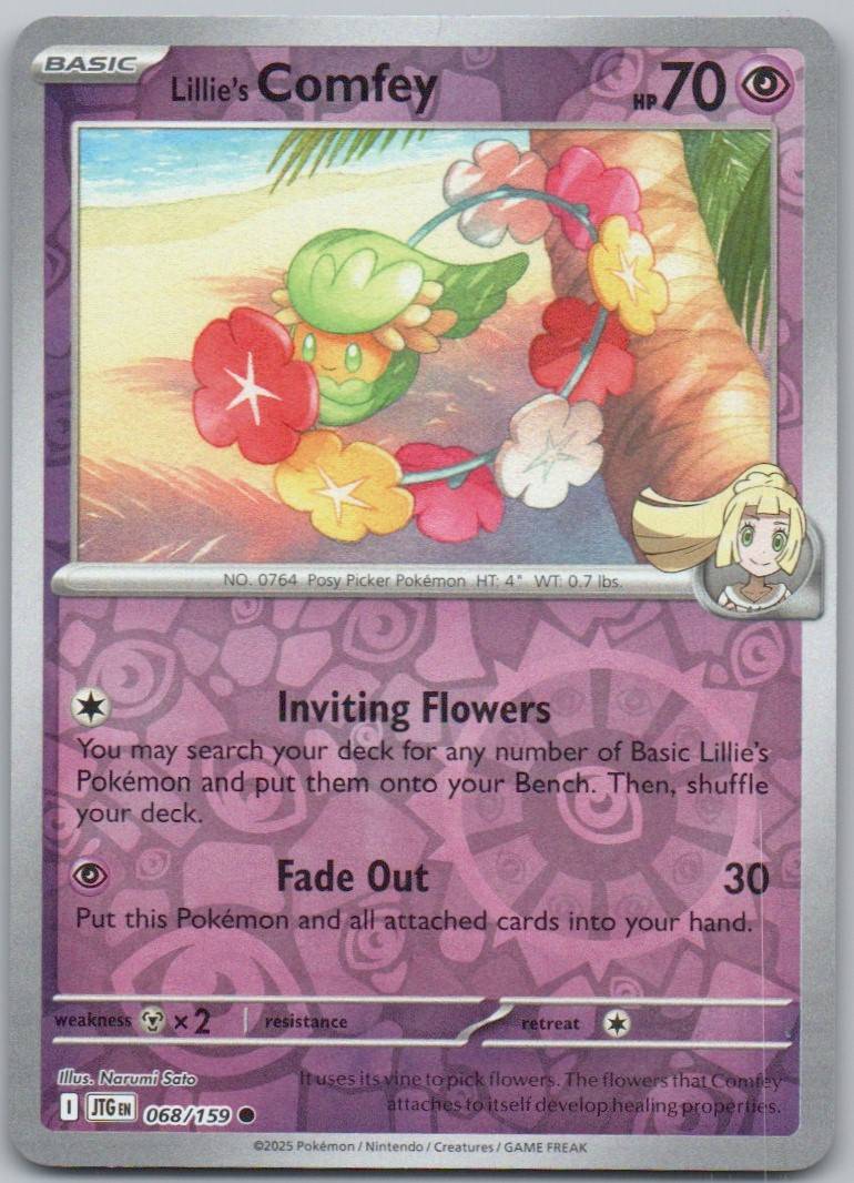 068 - Lillie's Comfey - Reverse Holo