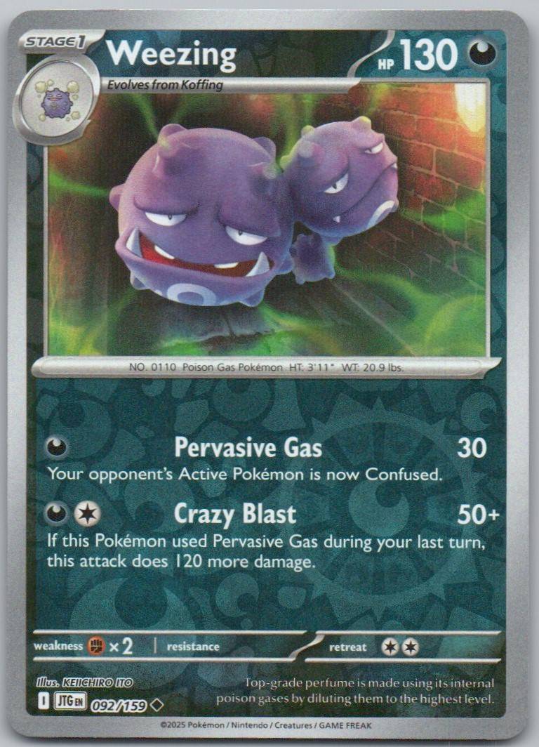 092 - Weezing - Reverse Holo