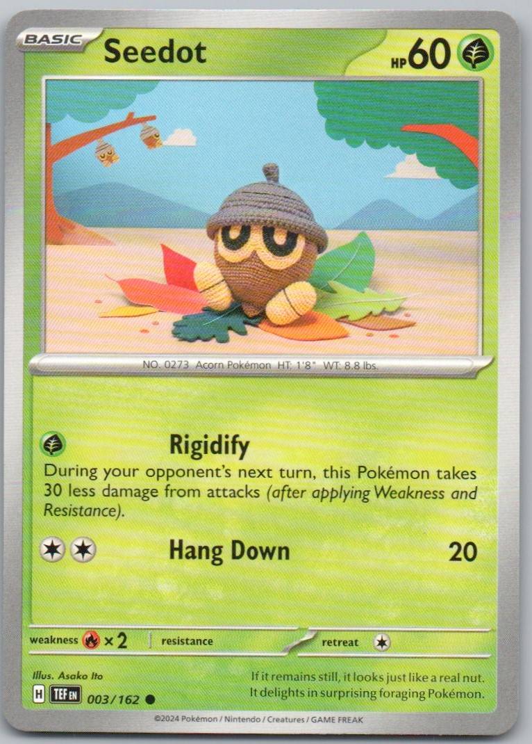 Seedot 003 Normal Grass Card - Temporal Forces