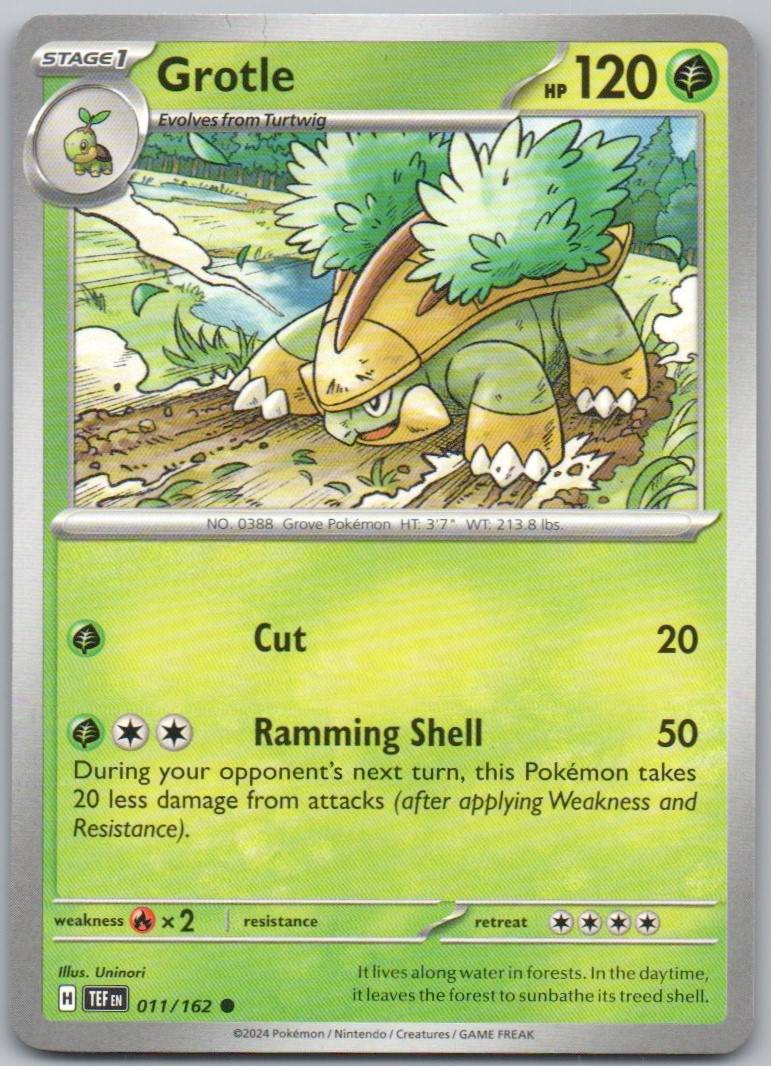 Grotle 011 Normal Grass Card - Temporal Forces