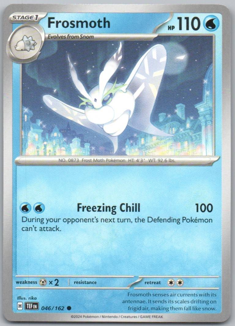 Frosmoth 046 Normal Water Card - Temporal Forces
