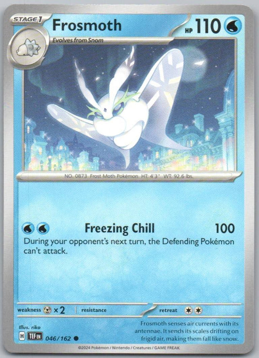 Frosmoth 046 Normal Water Card - Temporal Forces
