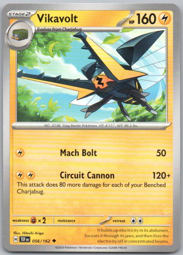 Vikavolt 056 Normal Lightning Card - Temporal Forces