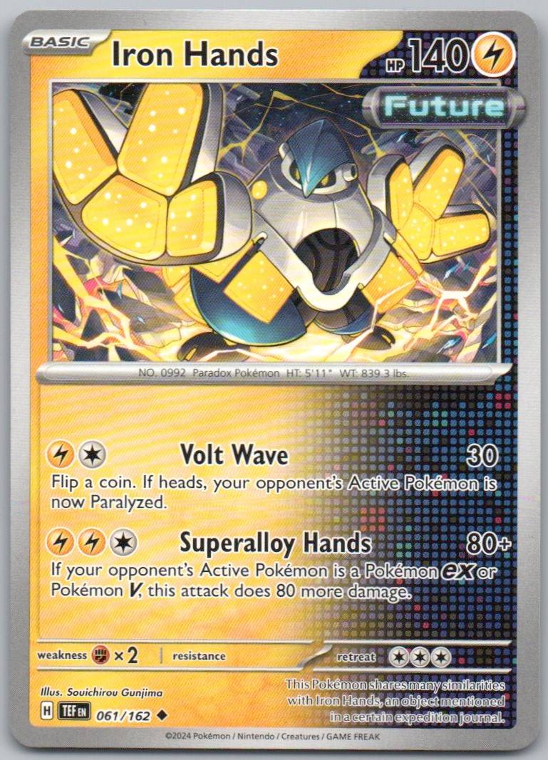 Iron Hands 061 Normal Lightning Card - Temporal Forces