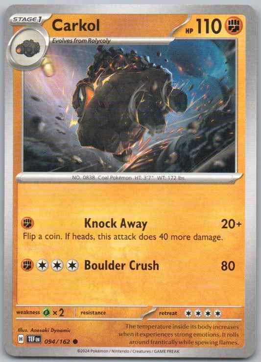 Carkol 094 Normal Fighting Card - Temporal Forces