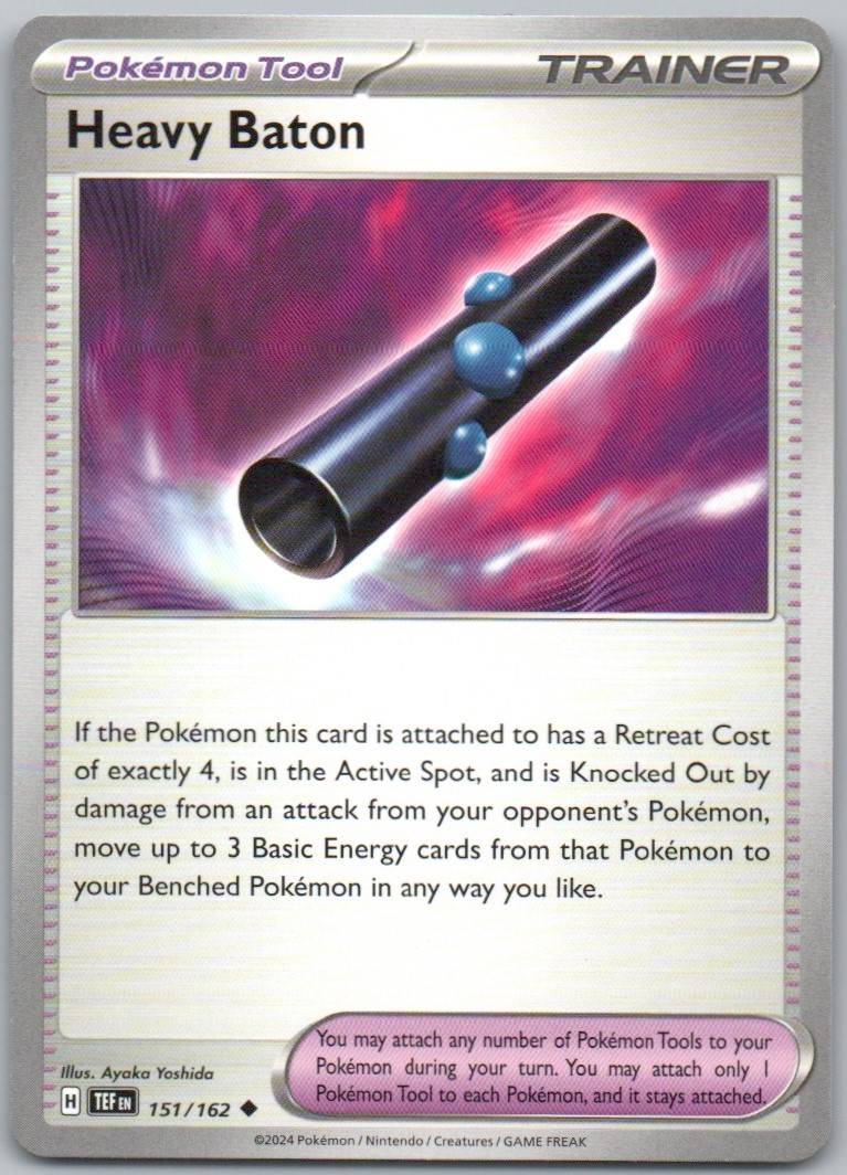 Heavy Baton 151 Normal Trainer Card - Temporal Forces