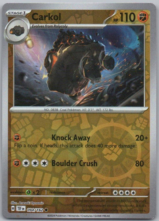 Carkol 094 Reverse Holo Water Card - Temporal Forces