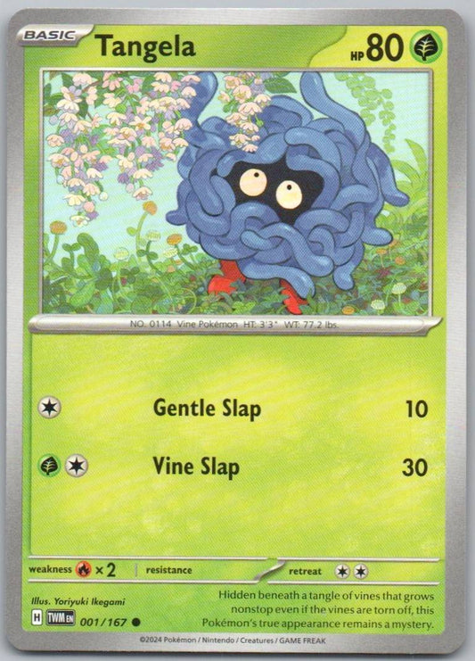 Tangela 001 Normal Grass Card - Twilight Masquerade
