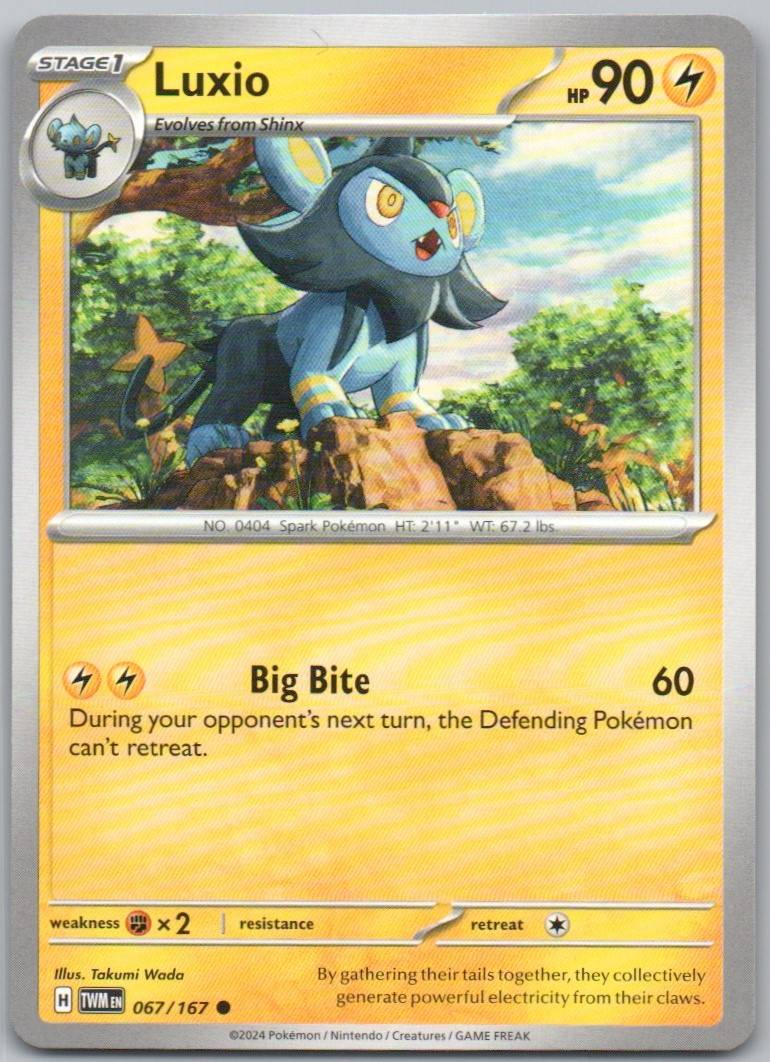 Luxio 067 Normal Lightning Card - Twilight Masquerade