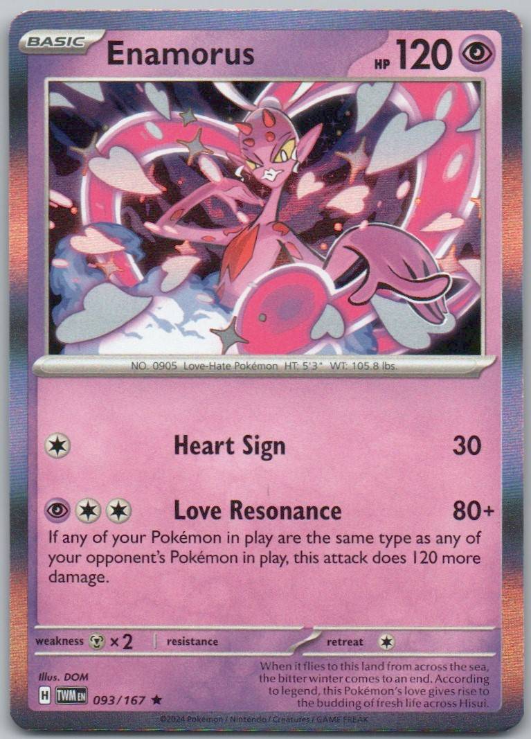 Enamorus 093 Holo Psychic Card - Twilight Masquerade