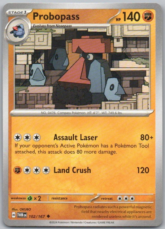 Probopass 102 Normal Fighting Card - Twilight Masquerade