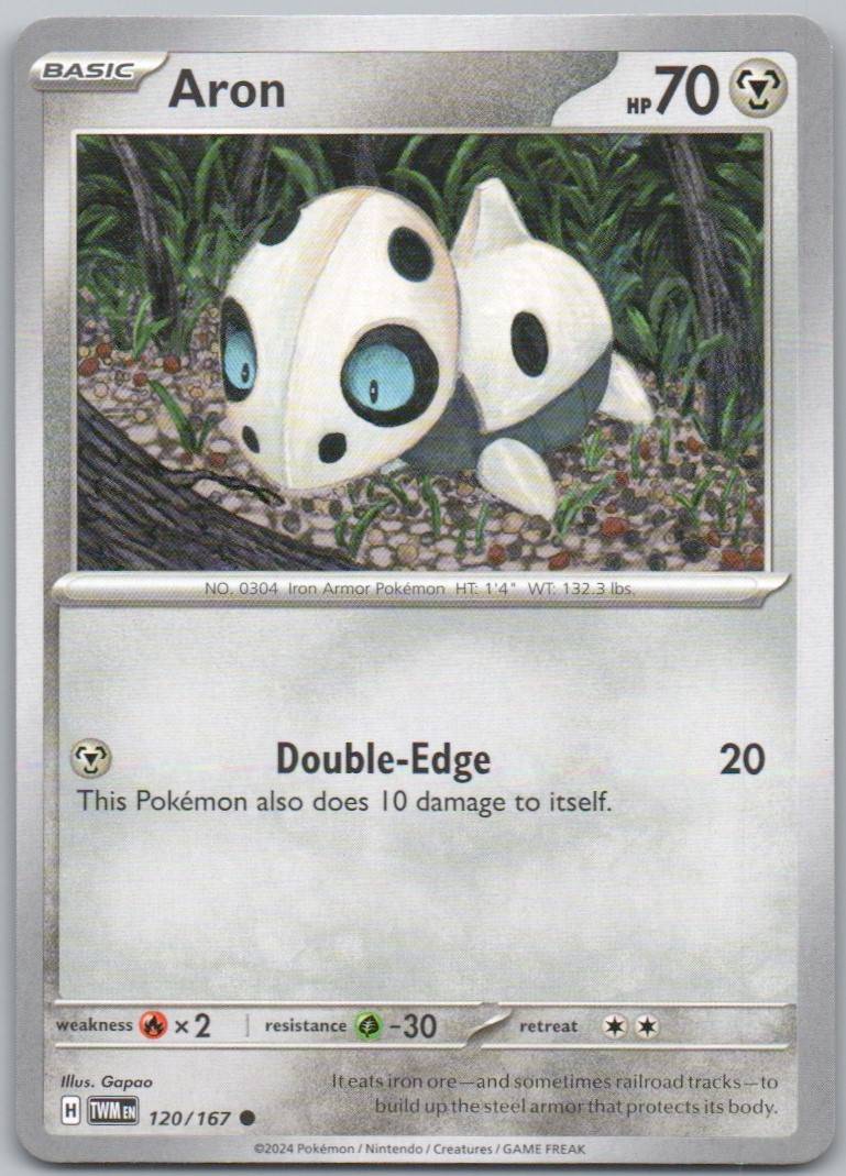 Aron 120 Normal Steel Card - Twilight Masquerade