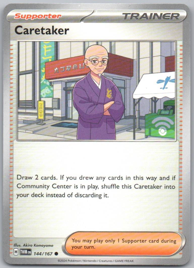 Caretaker 144 Normal Trainer Card - Twilight Masquerade