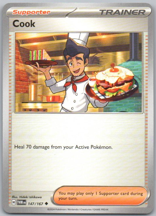 Cook 147 Normal Trainer Card - Twilight Masquerade