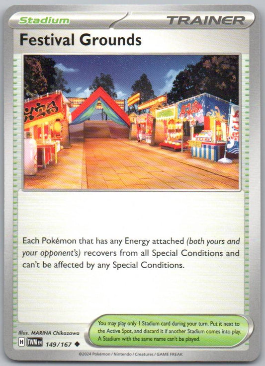 Festival Grounds 149 Normal Trainer Card - Twilight Masquerade