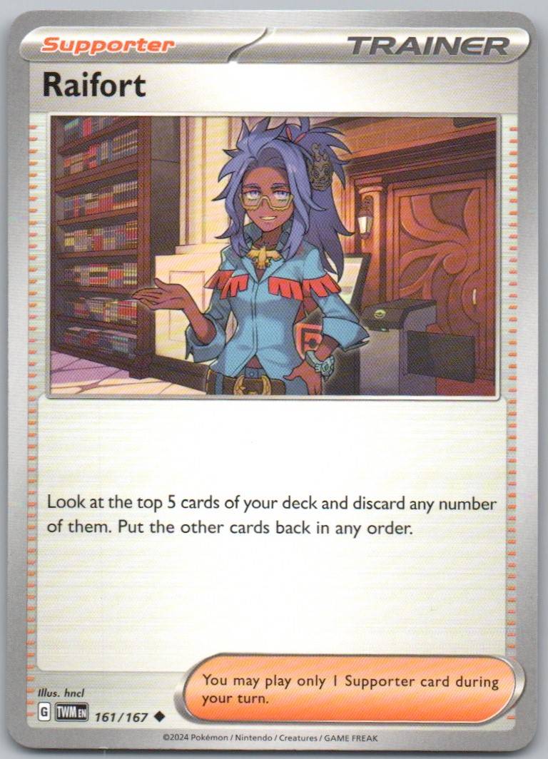 Raifort 161 Normal Trainer Card - Twilight Masquerade