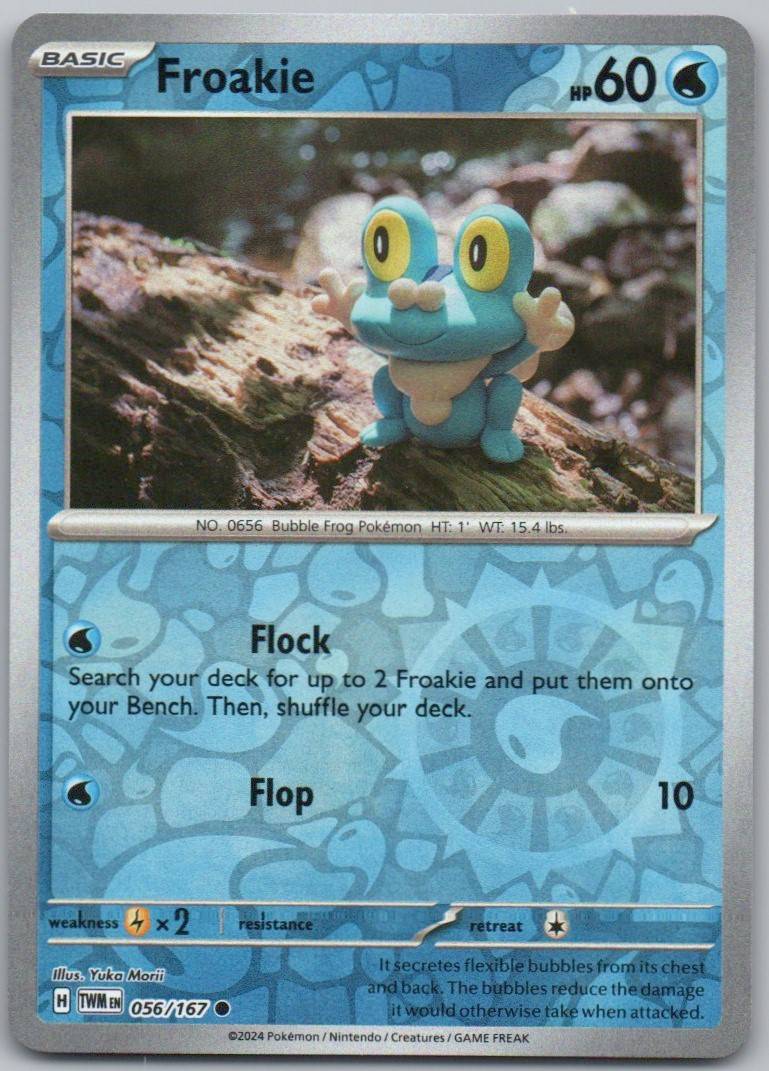 Froakie 056 Reverse Holo Water Card - Twilight Masquerade