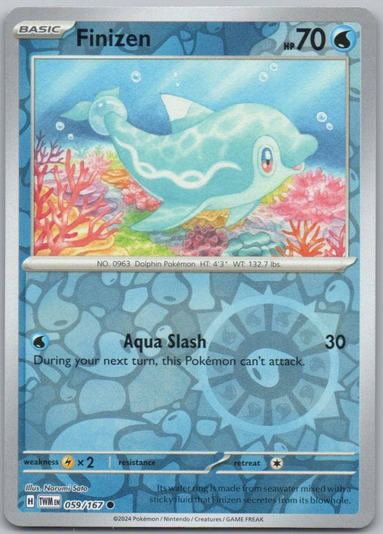 Finizen 059 Reverse Holo Water Card - Twilight Masquerade