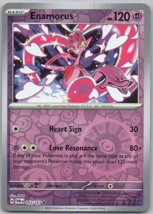 Enamorus 093 Reverse Holo Psychic Card - Twilight Masquerade