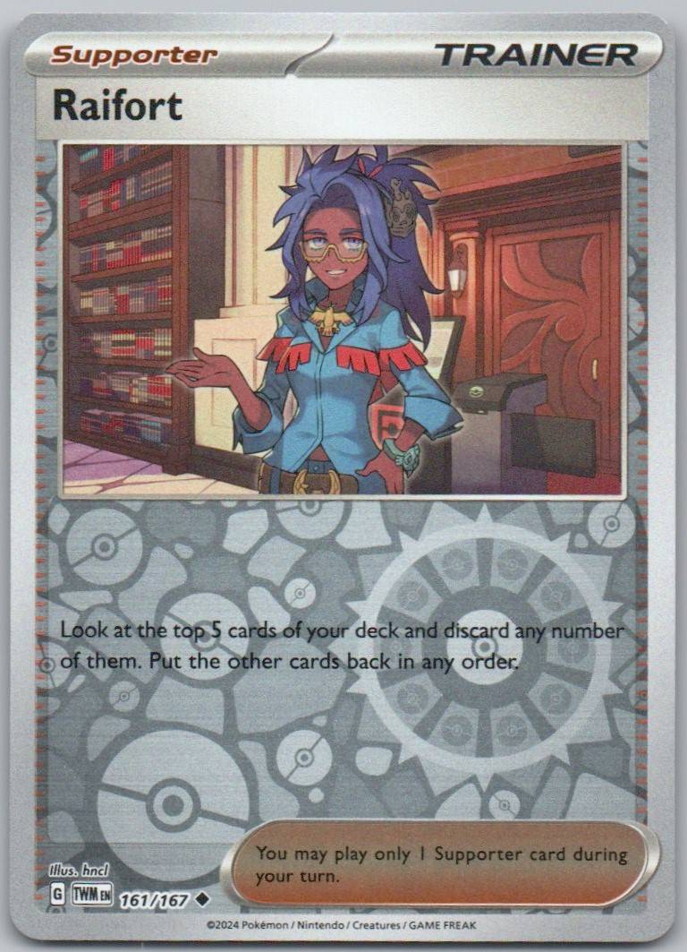 Raifort 161 Reverse Holo Trainer Card - Twilight Masquerade